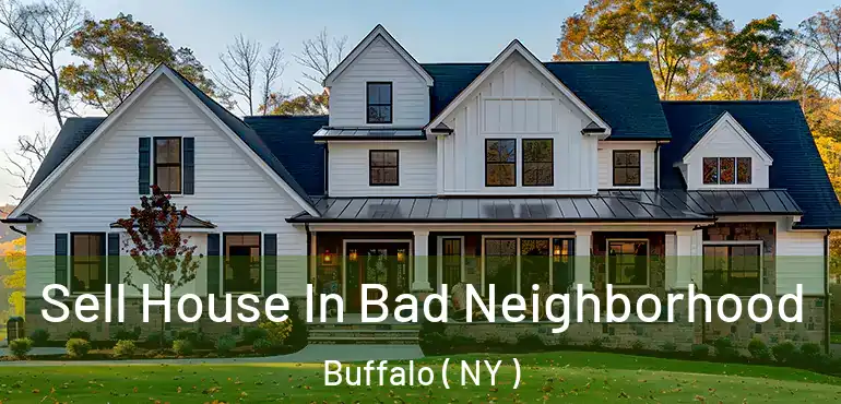  Sell House In Bad Neighborhood Buffalo ( NY )